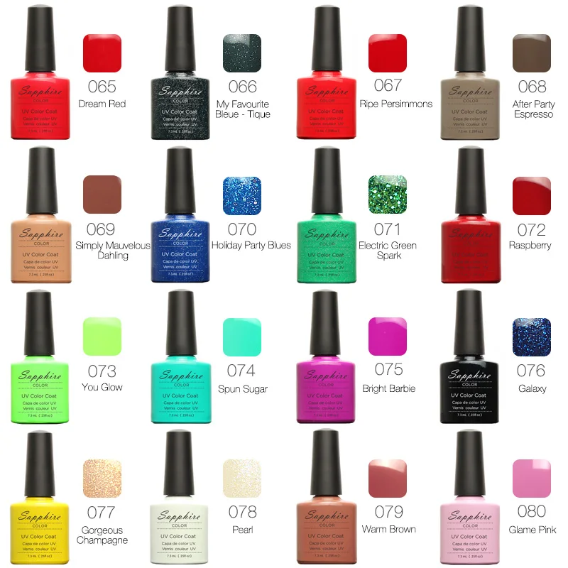 Профессиональные Сапфир Алмаз УФ Ногтей Гелем Польский Лак Базовый Слой +