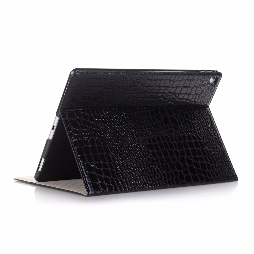 Чехол для iPad Pro 12,9 дюйма из крокодиловой кожи Модный деловой чехол для Apple Smart Cover подставка держатель для карт