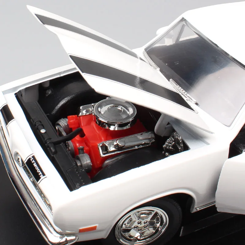1:18 классические весы 1969 Chrysler Plymouth Barracude спортивные игрушки и транспортные средства миниатюрные автомобильные модели для детей