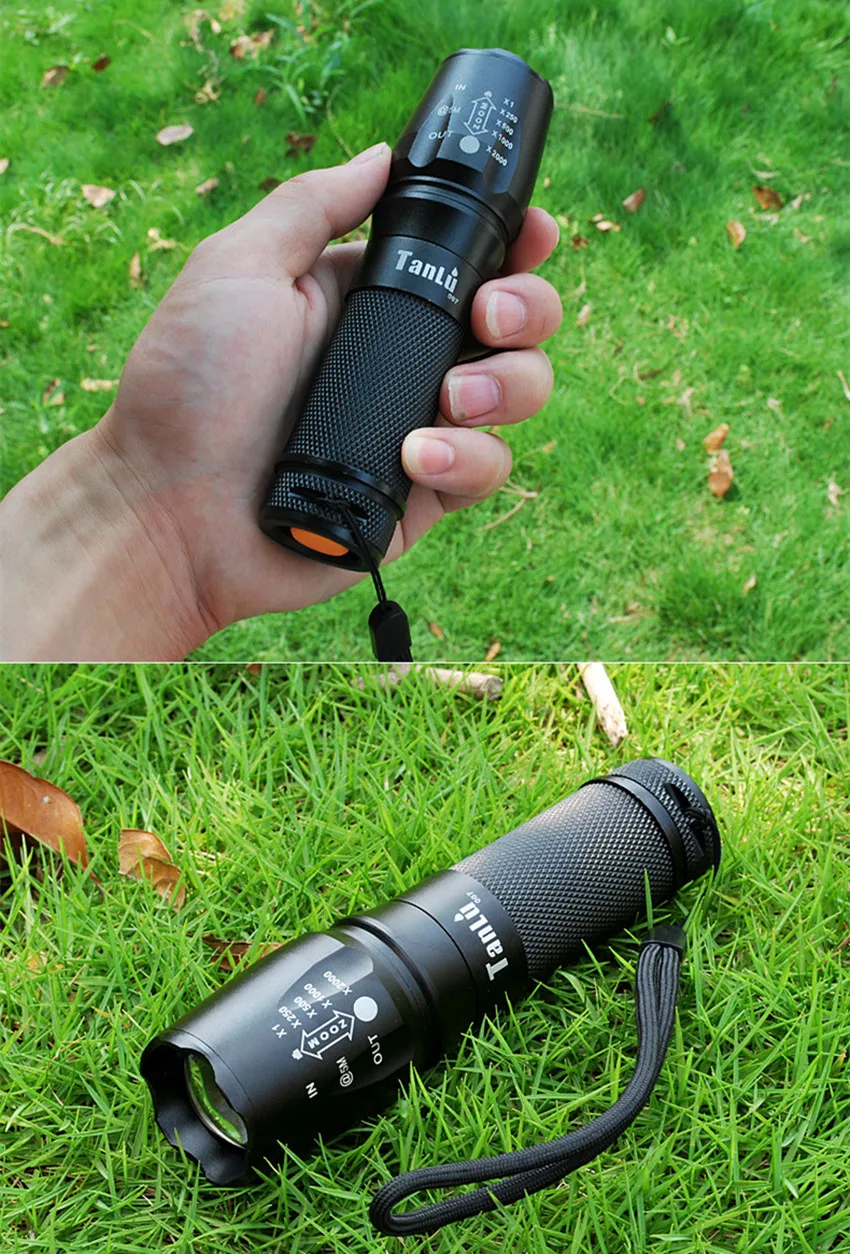 3000 LM CREE XM-L2 СВЕТОДИОДНЫЙ Фонарик Водонепроницаемый 18650 Аккумулятор/Зарядное