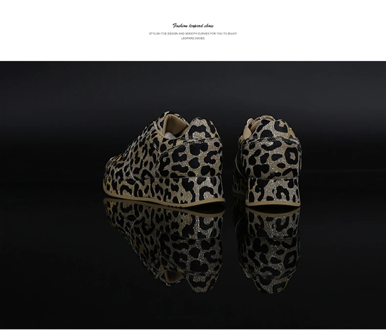 Dropshipping Women Casual Shoes Sexy Leopard Print Women Sneakers Shoes Zapatos De Mujer Sapato Feminino XXZ63