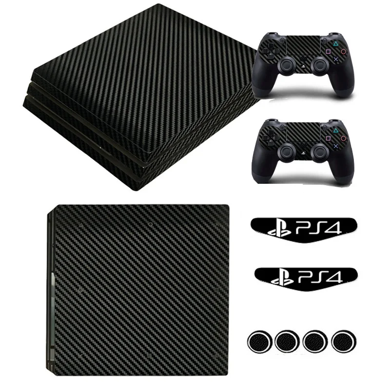 PS4 Pro наклейки для Playstation 4 PRO консоли и контроллер кожного покрова наклейки геймпад протектор наклейки элегантный Стиль