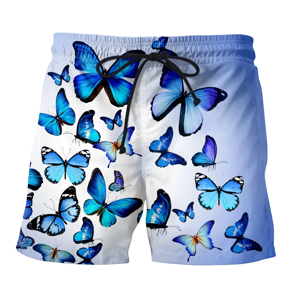

YX Girl 2018 New Fashion Men Butterfly 3d printed Casual shorts Colorful Butterfly Short Mens Summer Cool Trousers Dropshipping