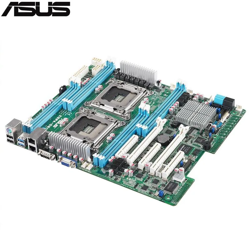 Оригинальный использовать сервер материнская плата для ASUS z9pa d8 C602 Поддержка 2011 E5