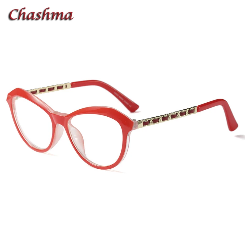 Red Женские очки с оправой oculos de grau monturas de lentes mujer, прозрачные очки, женские близорукие прозрачные линзы - Цвет оправы: Red
