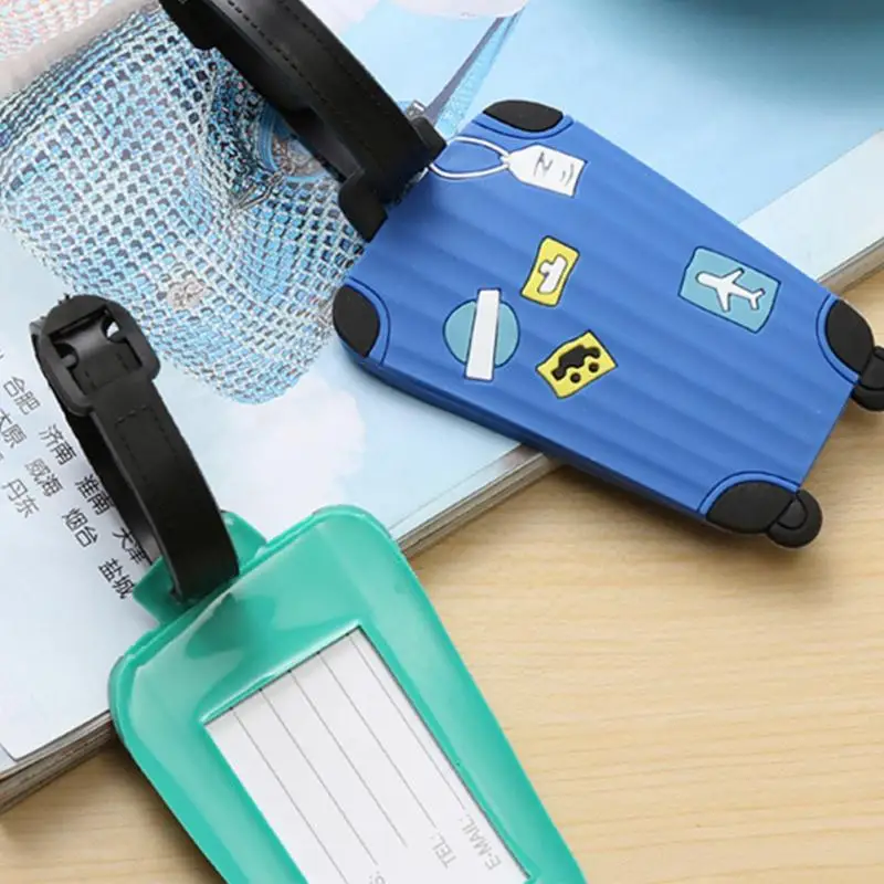 2018 New Cartoon Soft Travel Holiday Luggage ID Tag Labels Summer Vocation Consignment Card for Beach Students | Багаж и сумки