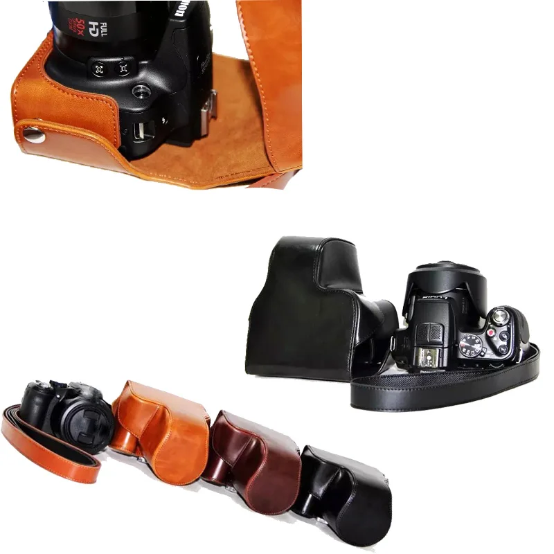 Чехол из искусственной кожи для камеры Canon SX50HS SX50 SX40HS SX40|camera bag case|case for canoncamera |