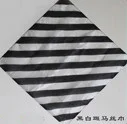 Зебра шелк (черный и белый/красный белый) 45х45 см трость Магия/Магия трюк