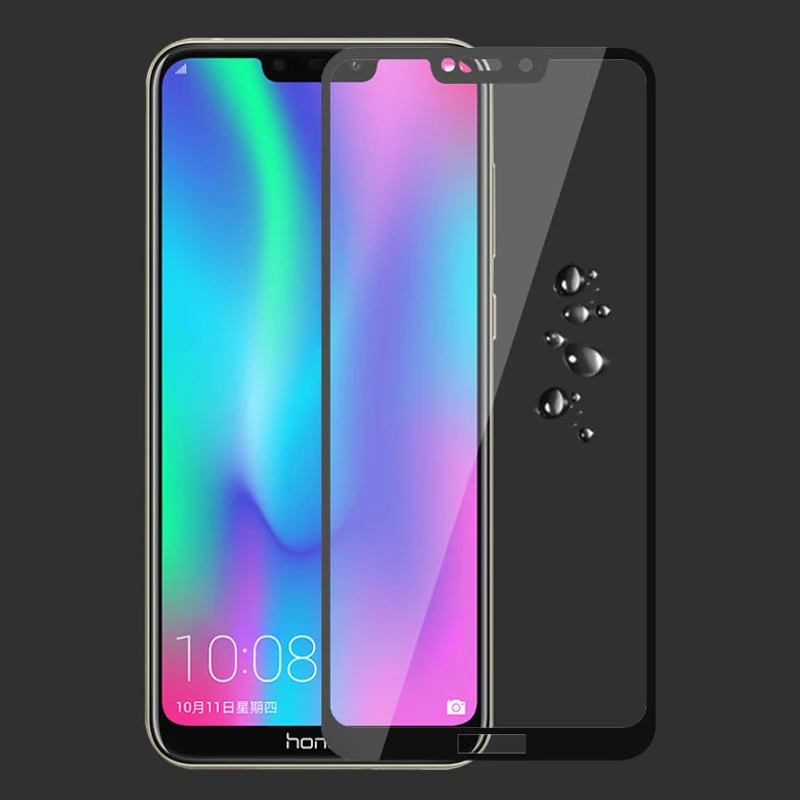 3D закаленное стекло для Huawei Honor 8C полное покрытие экрана Защитная пленка BKK-AL00 |