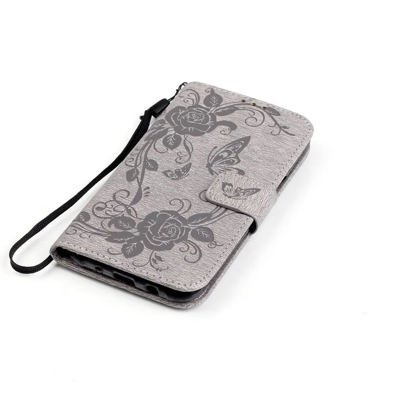 ZHCASE Бабочка Цветок Стиль J5 J500 2015 PU кожаный Чехол для Samsung Galaxy Держатель Карточки