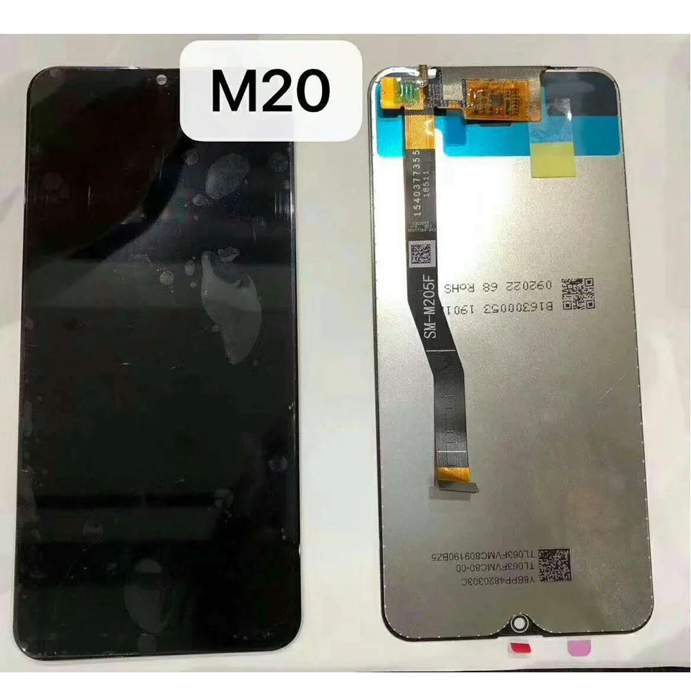 ЖК-дисплей 6 3 дюйма для Samsung Galaxy M20 M205 M205F SM-M205F/DS сенсорный экран дигитайзер в сборе