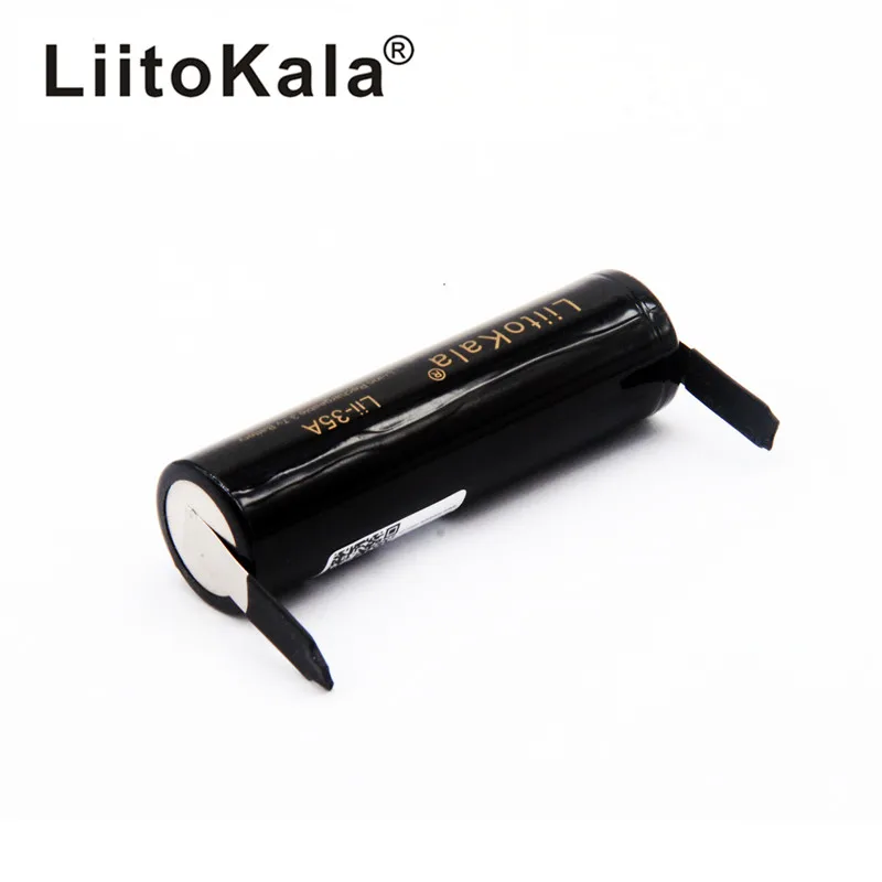 Литиевый аккумулятор Liitokala литий-ионная батарея 18650 3500 мА · ч 3 6 в разряд 20 А