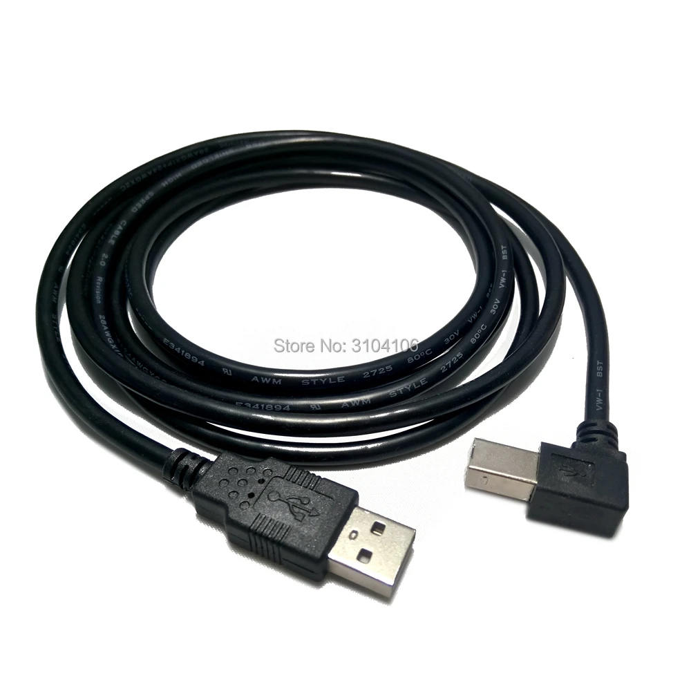 Высококачественный кабель для сканера жесткого диска USB 2 0 разъем а папа-в правый