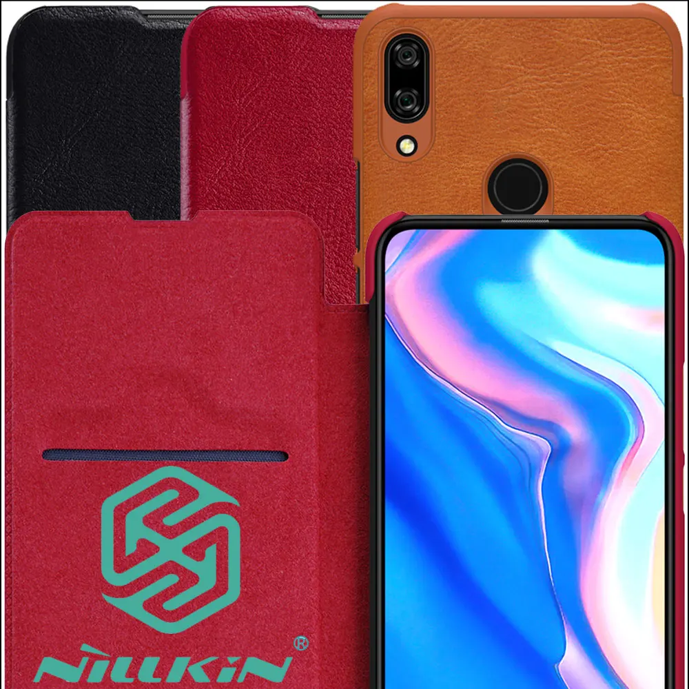 Nillkin Qin Книга Флип кожаный чехол для huawei P Smart Z | Мобильные телефоны и аксессуары