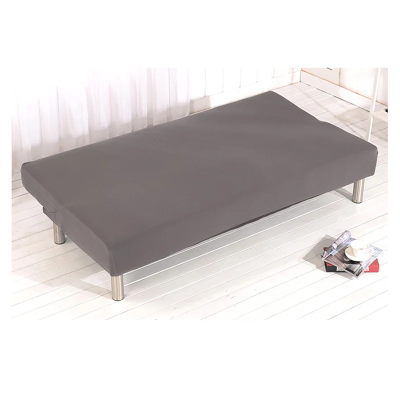 Полноразмерный чехол для дивана покрывало кровати без подлокотника из эластичного полиэстера Чехол мебели