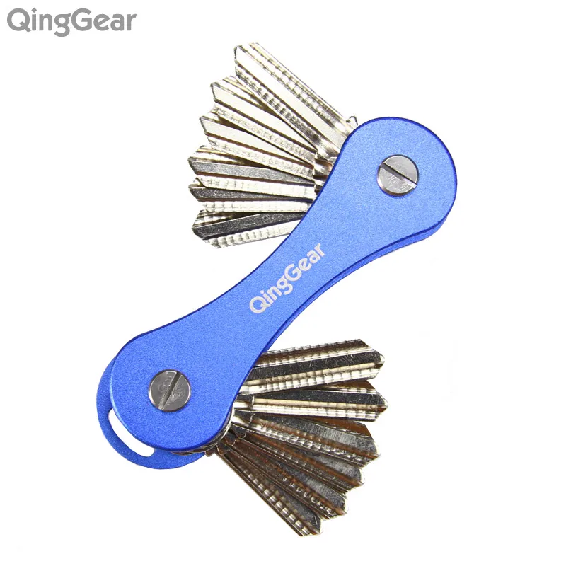 Набор держателей для ключей для влюбленных QingGear Расширенный брелок+ органайзер для ключей зажим для ключей карманный инструмент для ключей Наборы инструментов для путешествий
