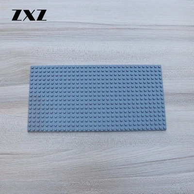 Light Grey 10 цветов двухсторонние 16*32 точки DIY строительное основание для блоков совместимый с лего фигурки для детских игрушек 5 шт./партия - Цвет: Light Grey