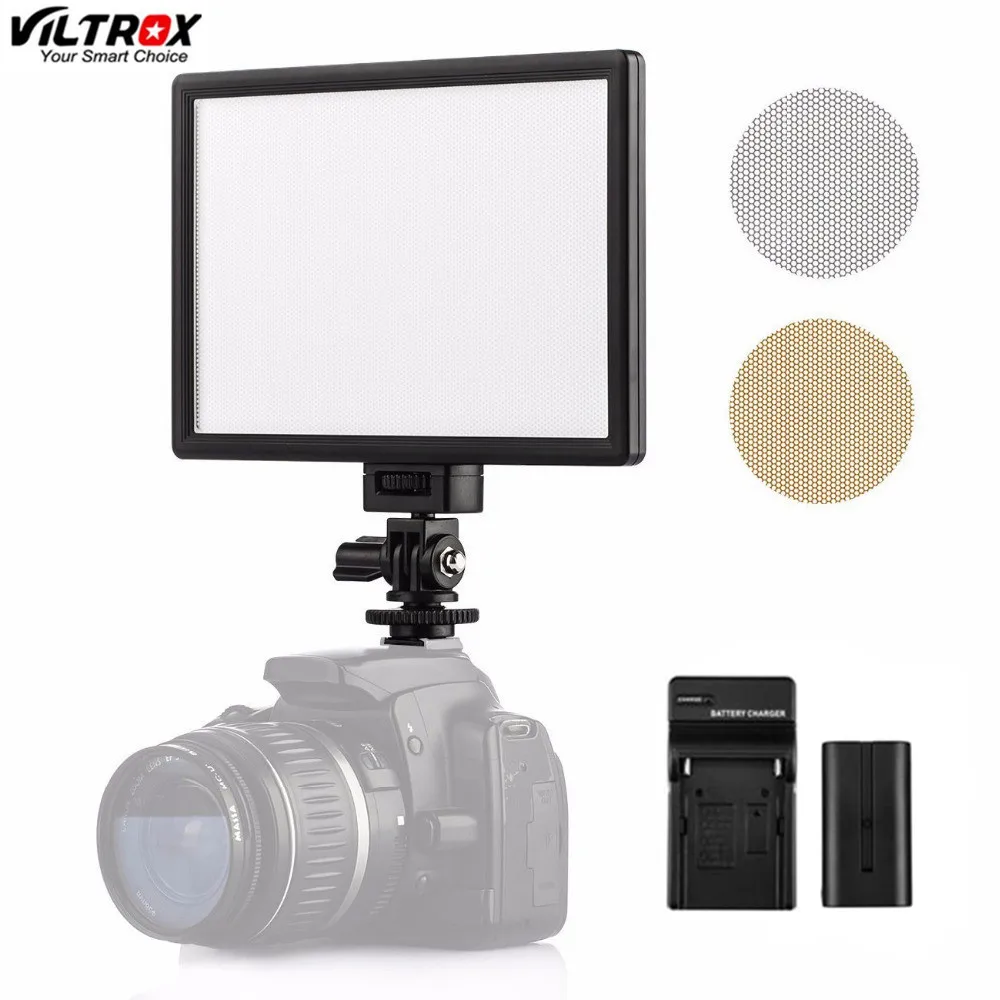 Viltrox L116T светодиодный светильник для фотосъемки видеосъемки ЖК-дисплей панель