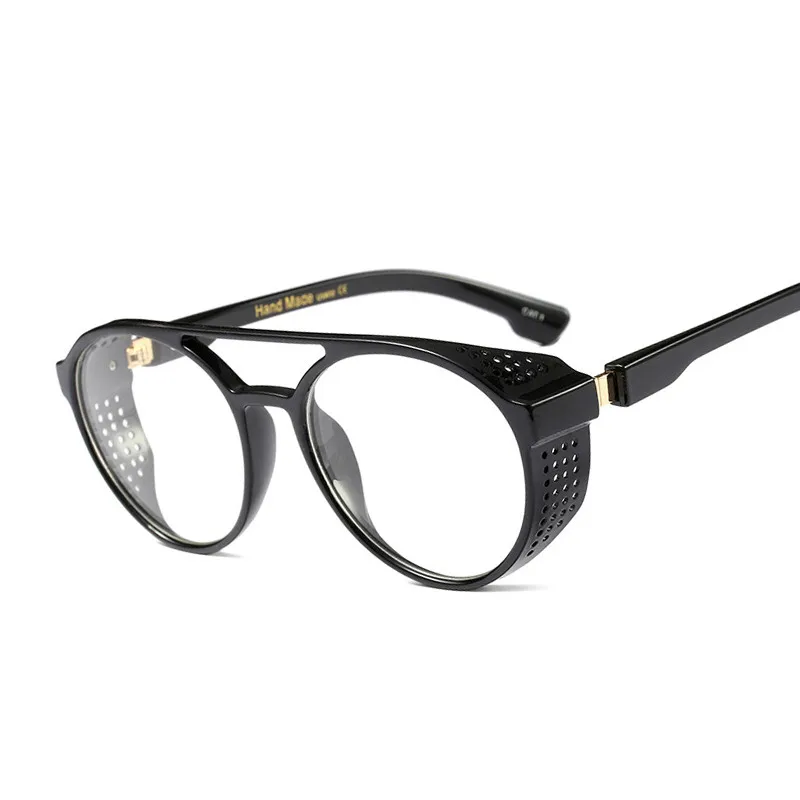 Мужские и женские солнцезащитные очки KEDI Steampunk металлические круглые в стиле