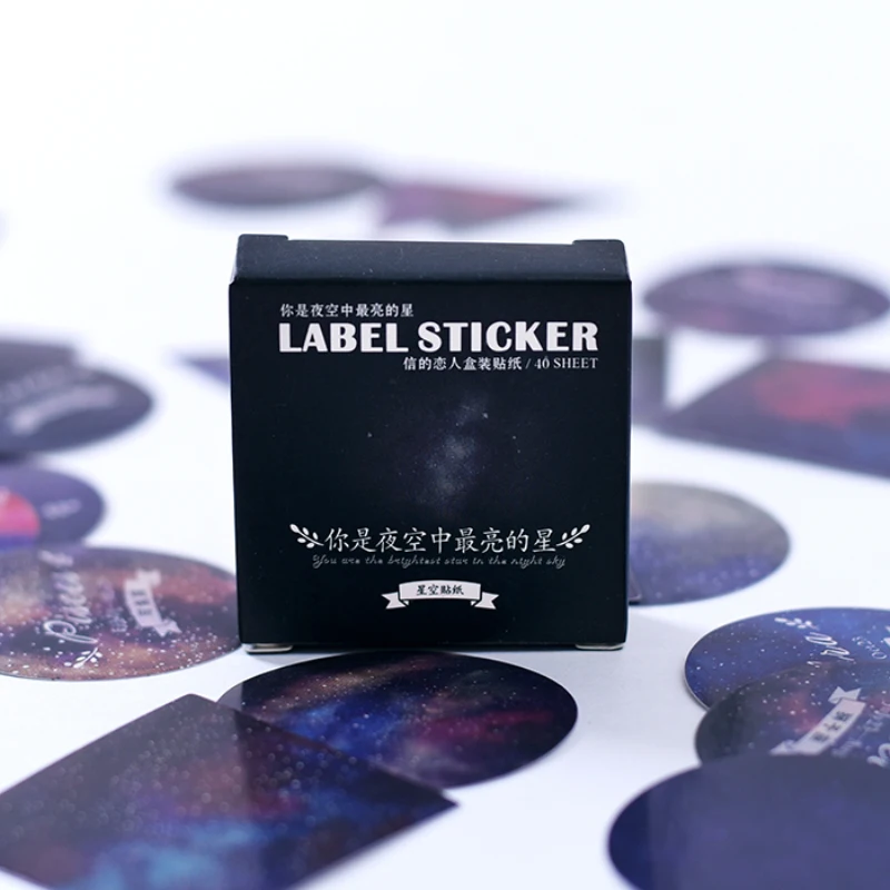 40 шт. яркая наклейка для выпечки в виде планеты|stickers kawaii|stickers stickersstickers diy |