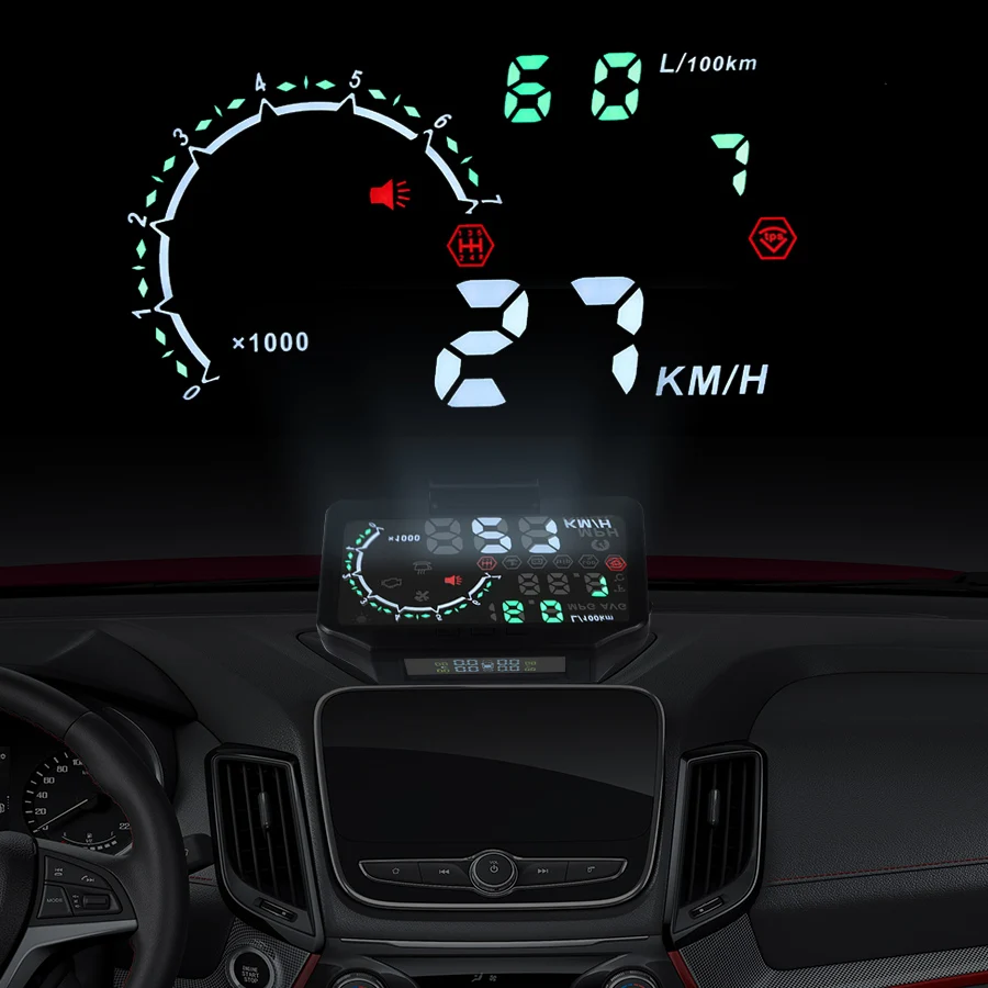 Новейший HUD Дисплей для автомобильных головок плюс монитор давления в автомобильных шинах два-в-одном продукт HA-X30 TMPS монитор система