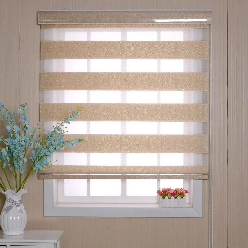 Version A Для украшения дома Tela Roleta Na Okno Stores Rideau Estores engraplables Para Ventanas rollgordijnen Cortinas рольставни - Цвет: Version A