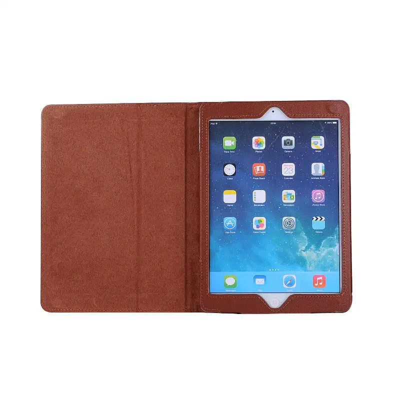 Из искусственной кожи Smart Роскошный тонкий чехол для i Pad mini Ipad Air 1/2/3/4 Pro 9,7 10,5 мкм - Цвет: Коричневый