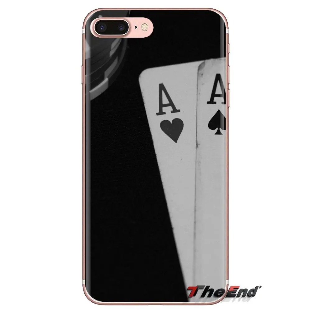 Мягкие прозрачные чехлы для LG Spirit Motorola Moto X4 E4 E5 G5 G5S G6 Z Z2 Z3 G2 G3 C Play Plus Mini Poker Game Pair Kings |