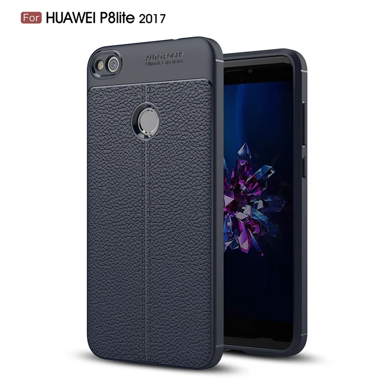 Чехол для huawei P8 lite задняя крышка принципиально для huawei Honor 8 lite 5," luxury ТПУ кожа мягкий силиконовый чехол kimTHmall
