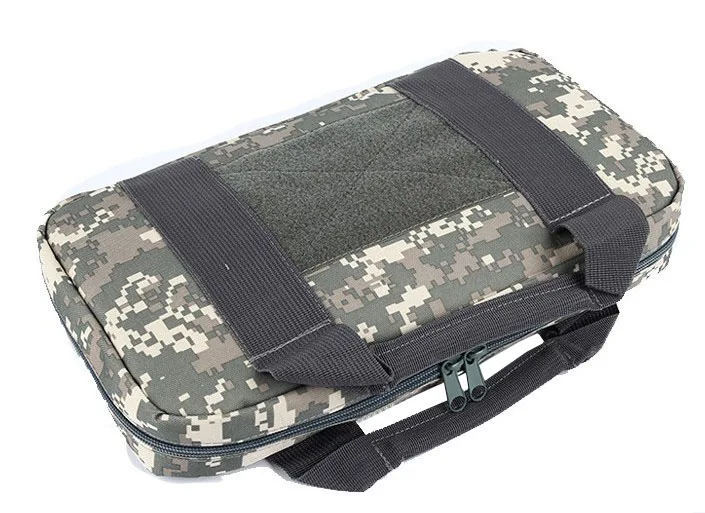 ROCOTACTICAL тактический Чехол для одного пистолета, военный чехол для пистолета, сумка для пистолета, коврик для пистолета, мягкий чехол для переноски пистолета - Цвет: ACU
