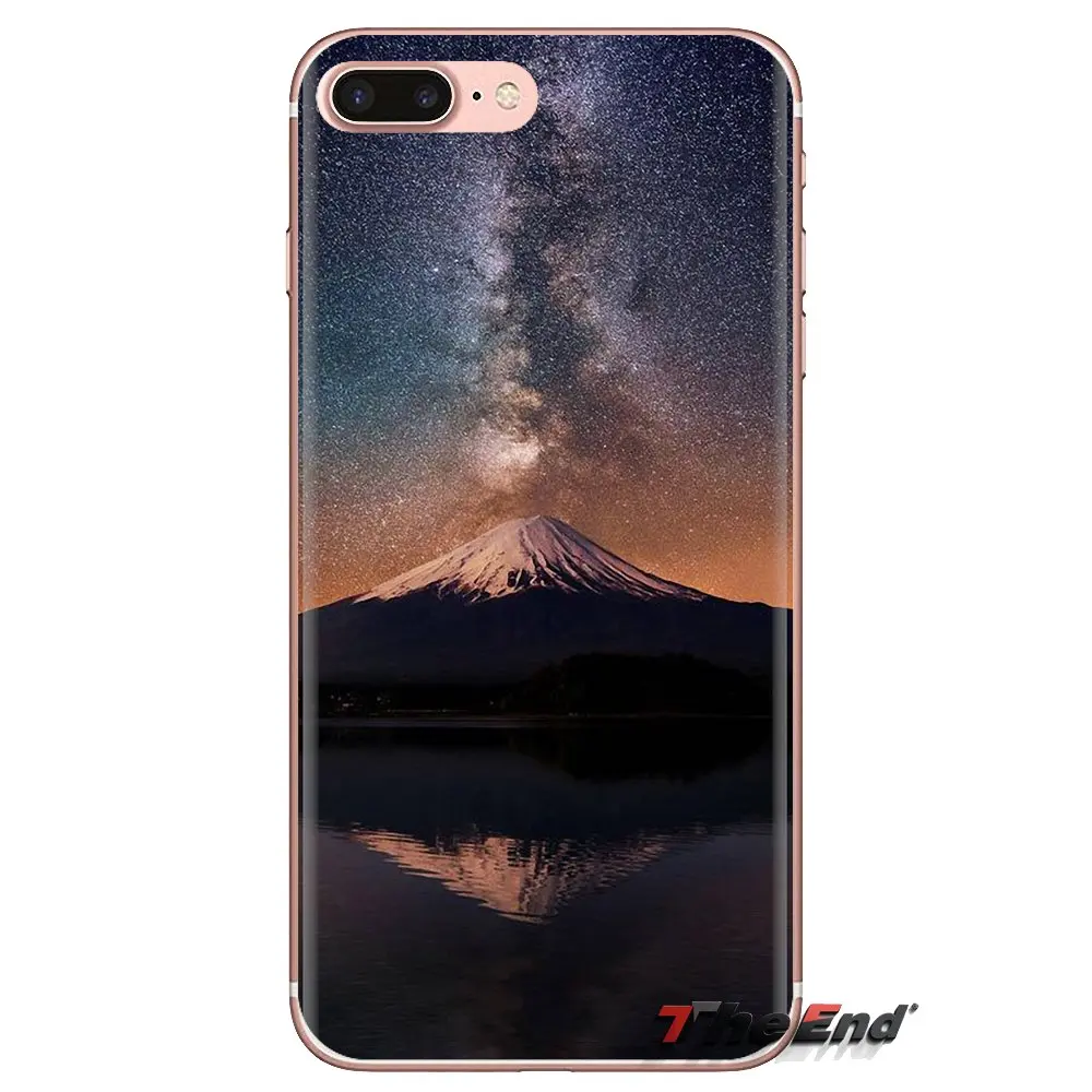 Для Samsung Galaxy S3 S4 S5 Mini S6 S7 Edge S8 S9 S10 Plus Note 3 4 5 8 9 чехол для телефона розовый Mt. Fuji Fujisan in