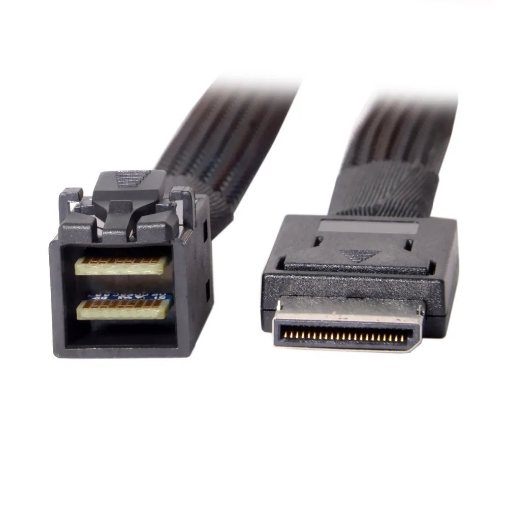 Кабель SFF 8643 OCuLink PCIe PCI Express 8611 4i SSD Data Active 50 см|Кабели передачи данных| |