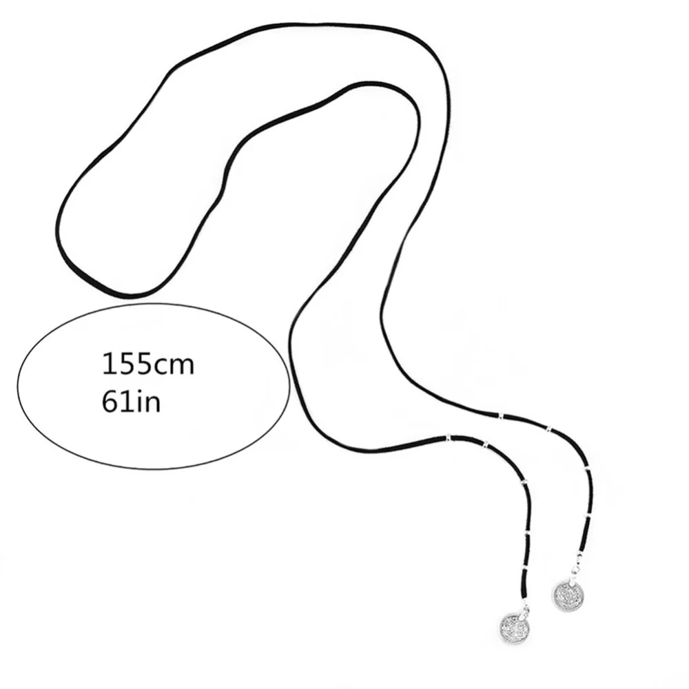 В стиле бохо длина Цепочки и ожерелья черный вельветовый в готическом колье