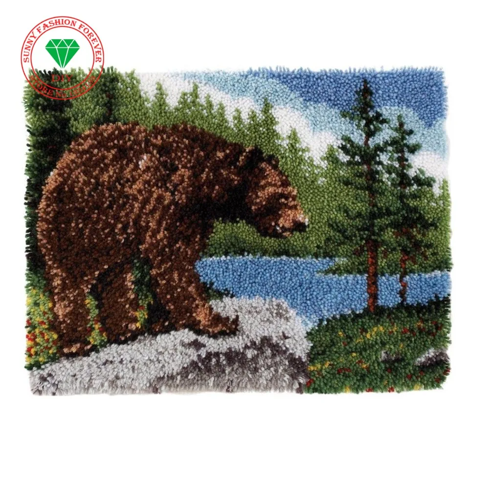 Hooby рукоделие защелка крючок ковер наборы сделай сам Незаконченный вязальный