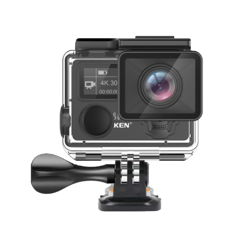 Экшн камера EKEN H5S Plus с дистанционным управлением Ultra HD 4K Ambarella A12 wi fi 170