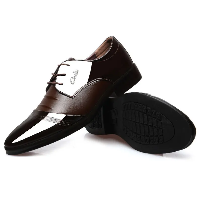 

New Pointed Toe leather shoes Design Men Classic Business Formal Shoes Men Oxford Dress Shoes 38-47