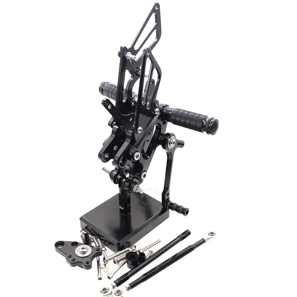 Для Honda CBR600RR CBR600 мотоцикл подножки ЧПУ Регулируемая Rearset подставки для ног CBR 600RR 600 Подножки педаль