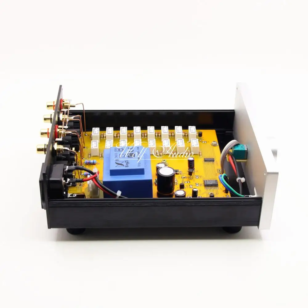 Законченный HiFi Расширенный релейный регулятор громкости сбалансированный Предварительный усилитель/пассивный преамп