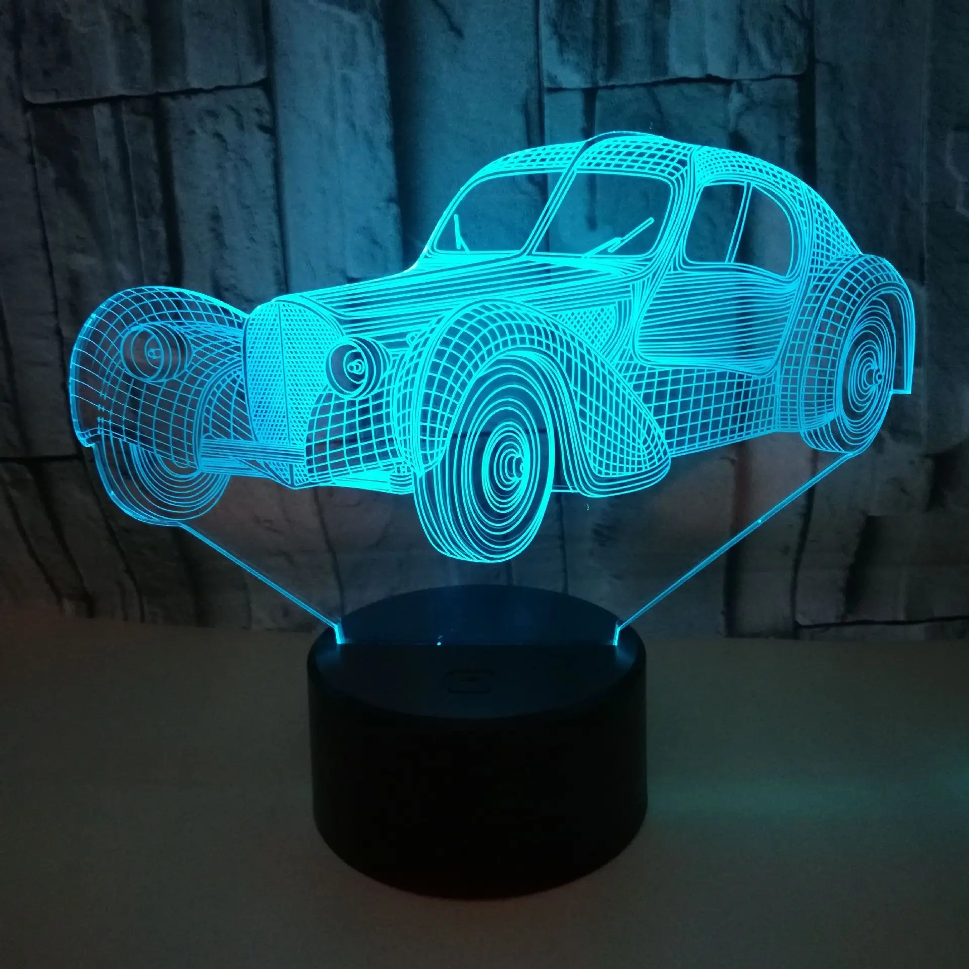 Новый автомобильный 3d ночной Светильник с Usb креативные подарки светильник