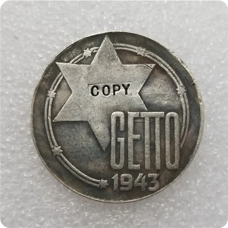 Польша: 20 MARK 1943 GETTO Juden копия|Безвалютные монеты| |