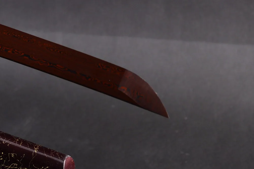 Новый Дамаск Сложенном Стали Гальванических Красный Клинок Нет Привет Японский