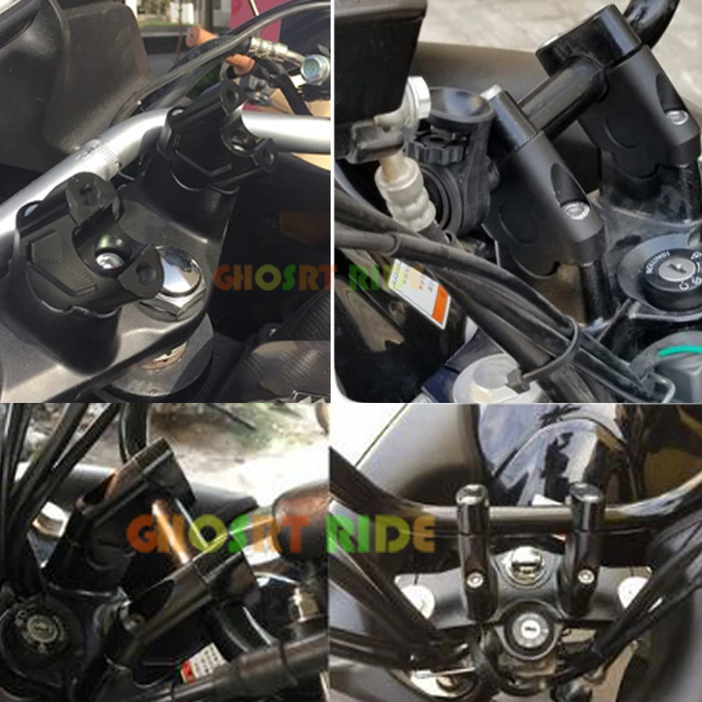 Motorcyle Handlebar Risers Bar Clamp Adapter For Suzuki GSF 1250S 07-16 SV650 SV1000 03-07 V-STROM DL250 GW250 S/F 2013-2017 | Автомобили
