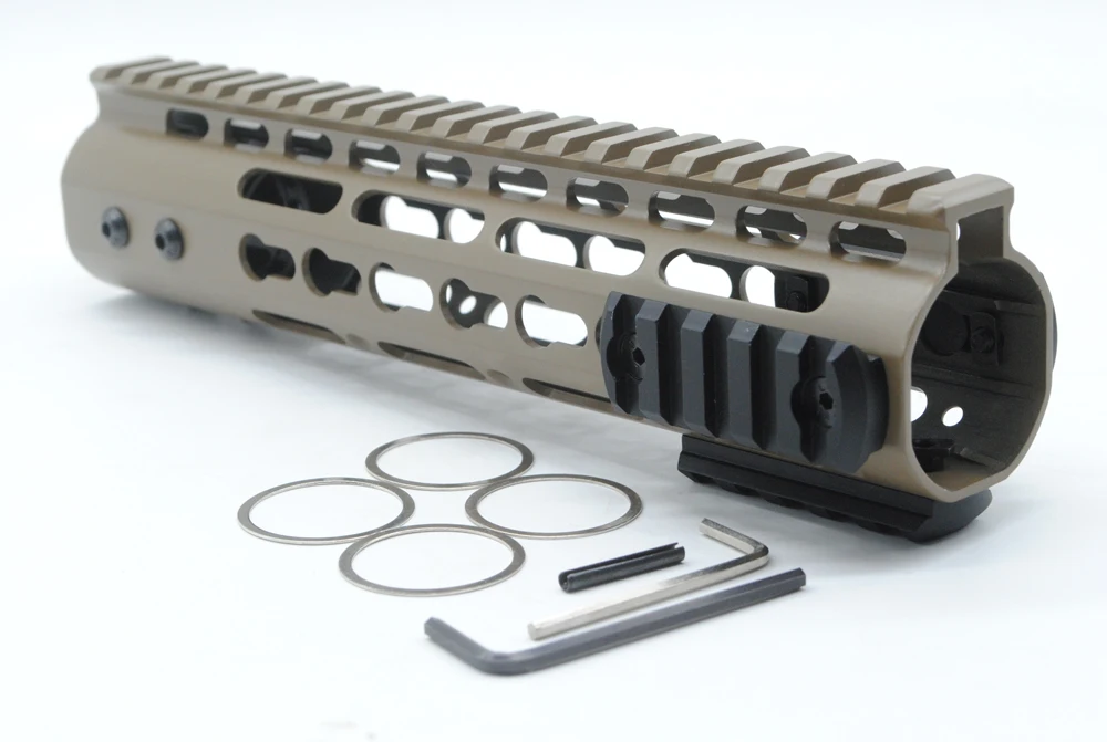 Tan / FDE 7 'Ə'' 10 '཈'' 13 5 'ཋ'' Free Float Rail Mount Keymod защитная накладка со