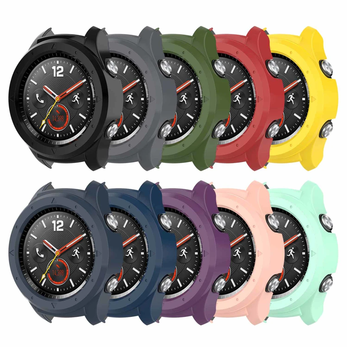 Часы PC защитный чехол для huawei Watch 2 Смарт-часы защитный чехол Защитный корпус ударопрочный