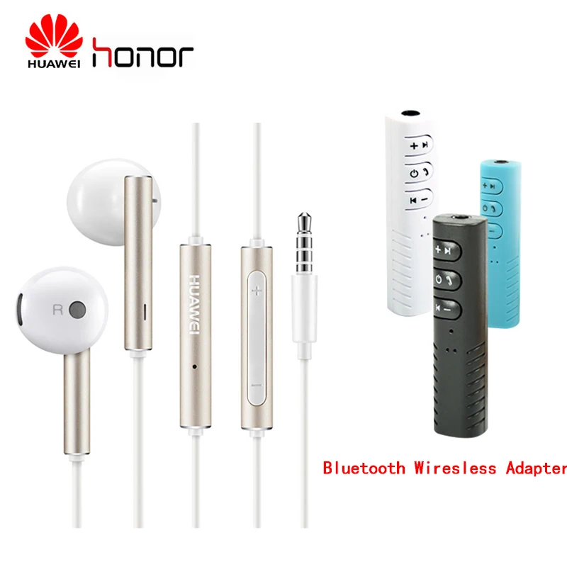 Новые наушники huawei AM116 вкладыши с регулятором громкости металлическая гарнитура