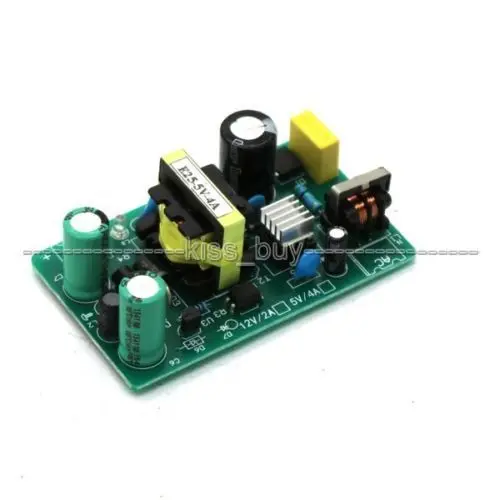 AC DC импульсный источник питания 110В/220В до 5В 4А понижающий преобразователь