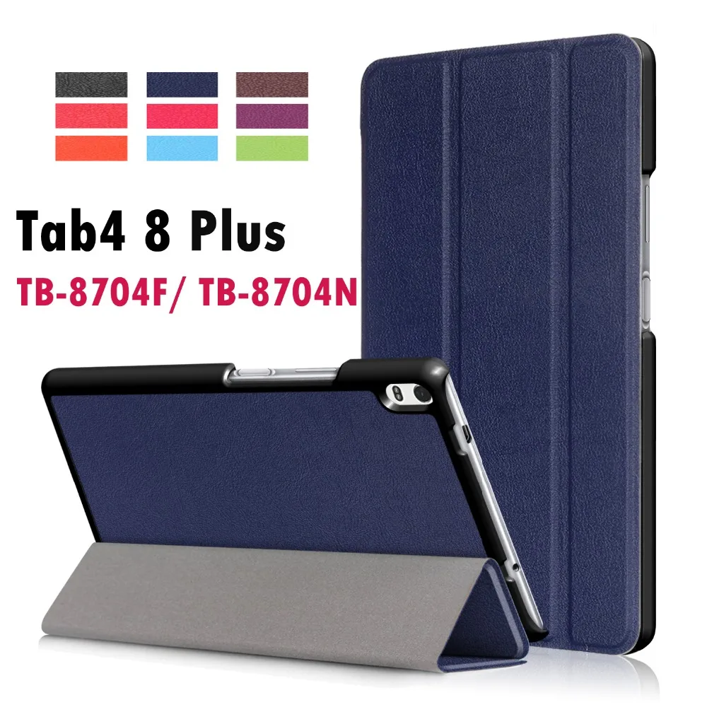 For Lenovo Tab4 8 Plus TB-8704F TB-8704N Business Painted Print PU Leather Flip Smart Sleep Cover Case Tab 4 8.0 | Компьютеры и офис