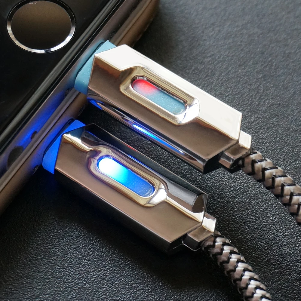 Android Type C Lights UV Cable Charging Data Line Fast Micro USB | Электроника