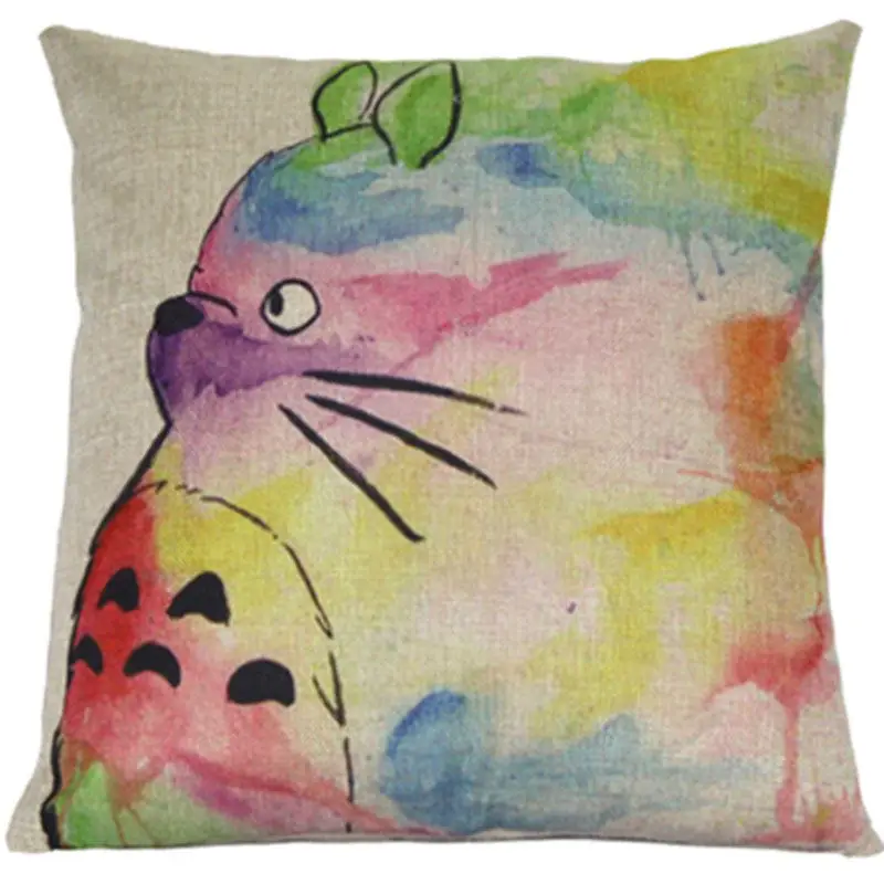 Чехол для подушки с Северными мотивами мультяшный слон Тоторо олень Подушка