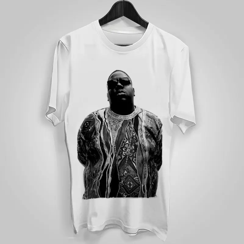 Футболка BIGGIE мужская с коротким рукавом редкая тенниска из хлопка в стиле хип-хоп